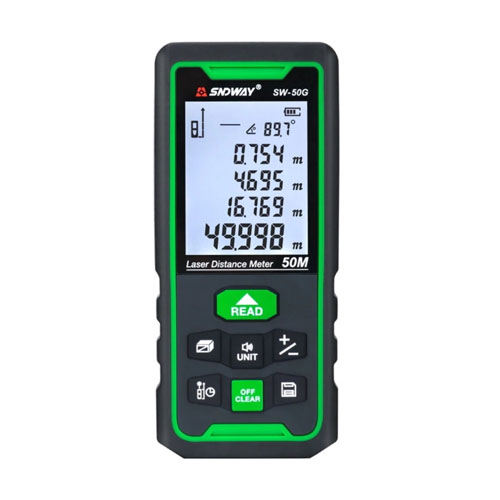 Máy Đo Khoảng Cách Laser SNDWAY SW-50G đo xa 50m Tia xanh